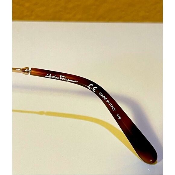 Salvatore FERRAGAMO SF202S Full Rim Extra Large Geometric Frames with Rose Gold main image 14